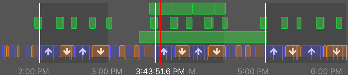 Njord Player race-aware timeline showing legs, tacks, and media