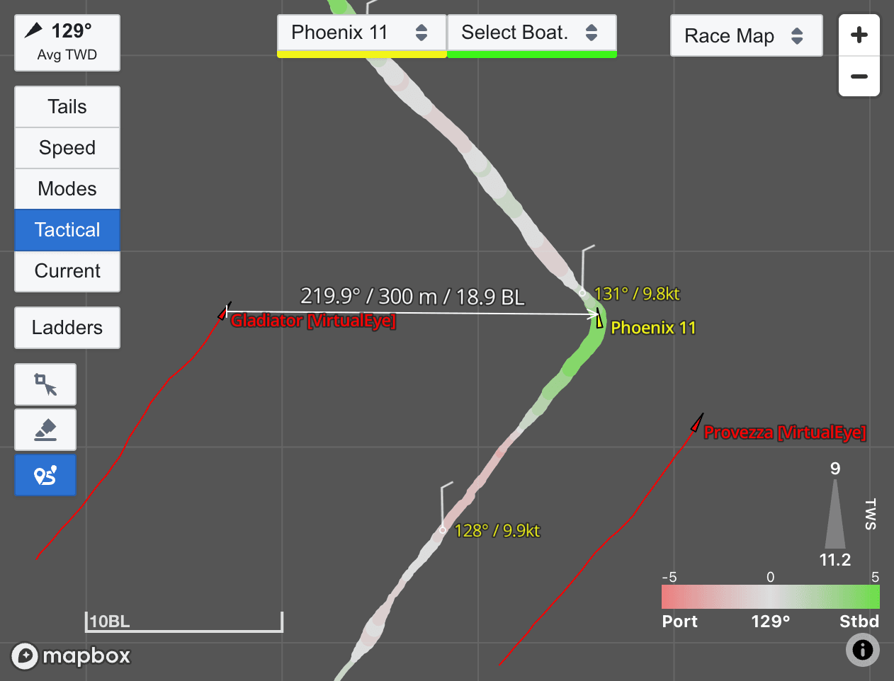 Tactical map view in Njord Player